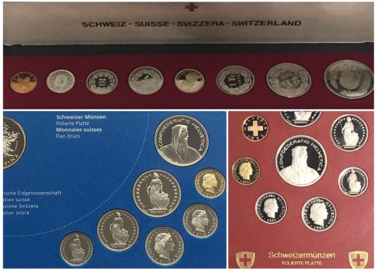 Swiss Proof Sets Schweizer Münzsätze PP